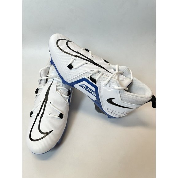 Nike Alpha Menace Pro 3 Football Cleats White Blue CT6649-101 Men’s Size 13 main image 5